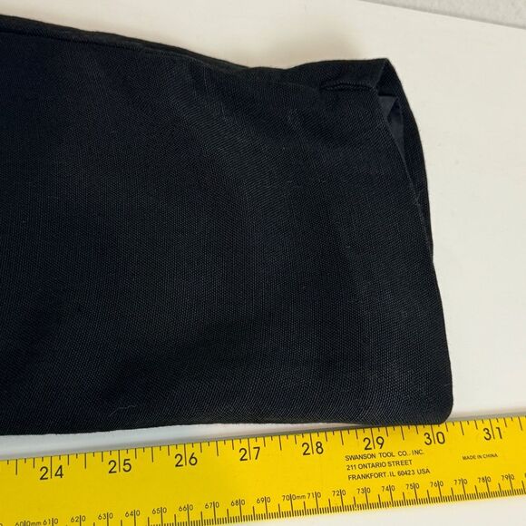 Dana Buchman Black Linen Blend Trouser Pants 14 - Picture 9 of 9